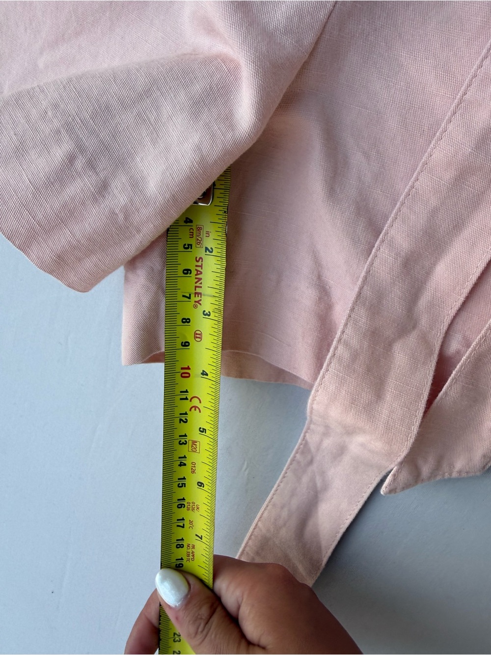 Anne Taylor LOFT Womens Pink Tie-Waist Shorts - Picture 7 of 8